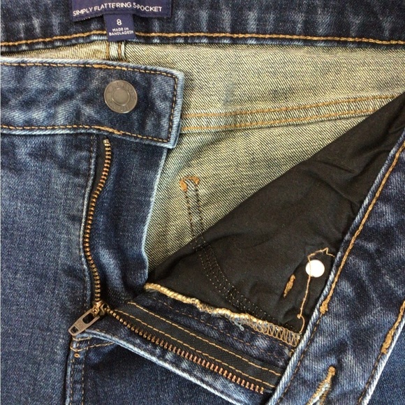 Talbots Simply Flattering 5-Pocket Denim Blue Jeans - Size 8 - Picture 8 of 9